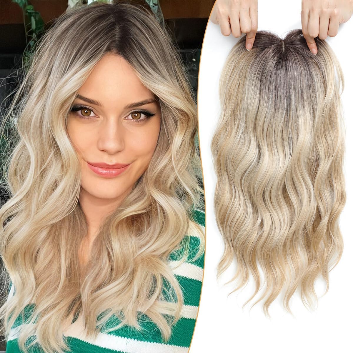 💖Último día: 60% de descuento🌷Nueva peluca de cabello ondulado, ligera y transpirable 2026