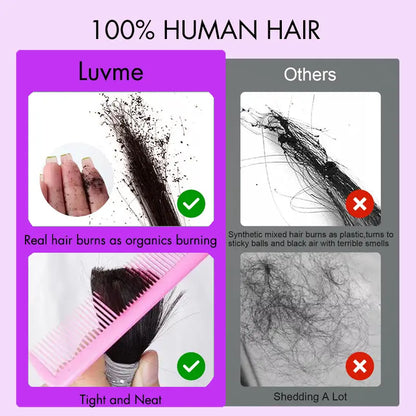Seamless Virgin Human Hair Extensions - Various Textures