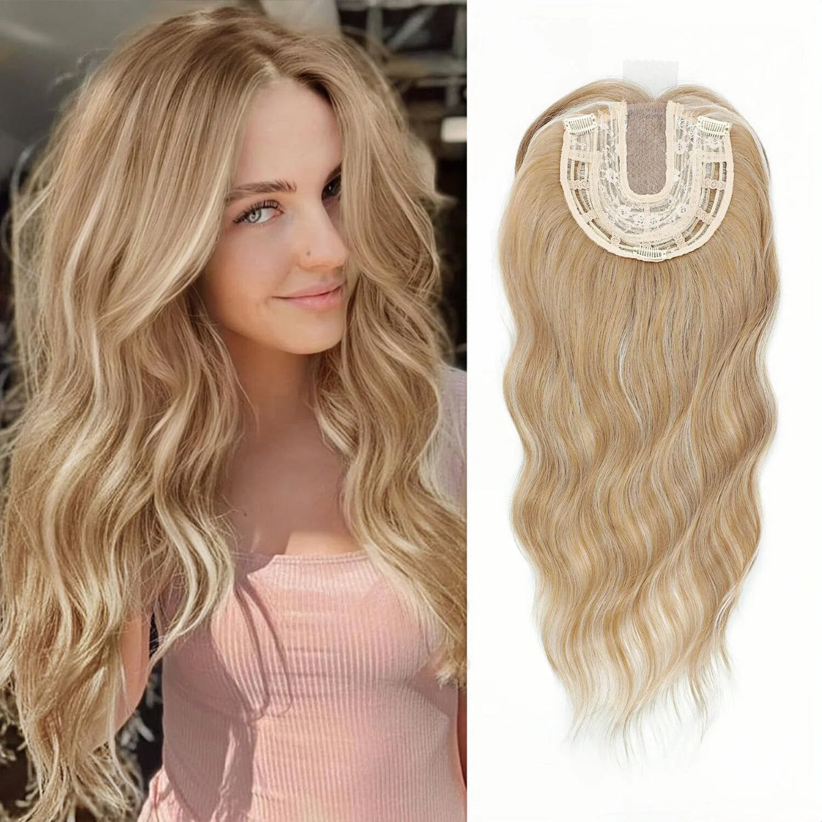 💖Último día: 60% de descuento🌷Nueva peluca de cabello ondulado, ligera y transpirable 2026
