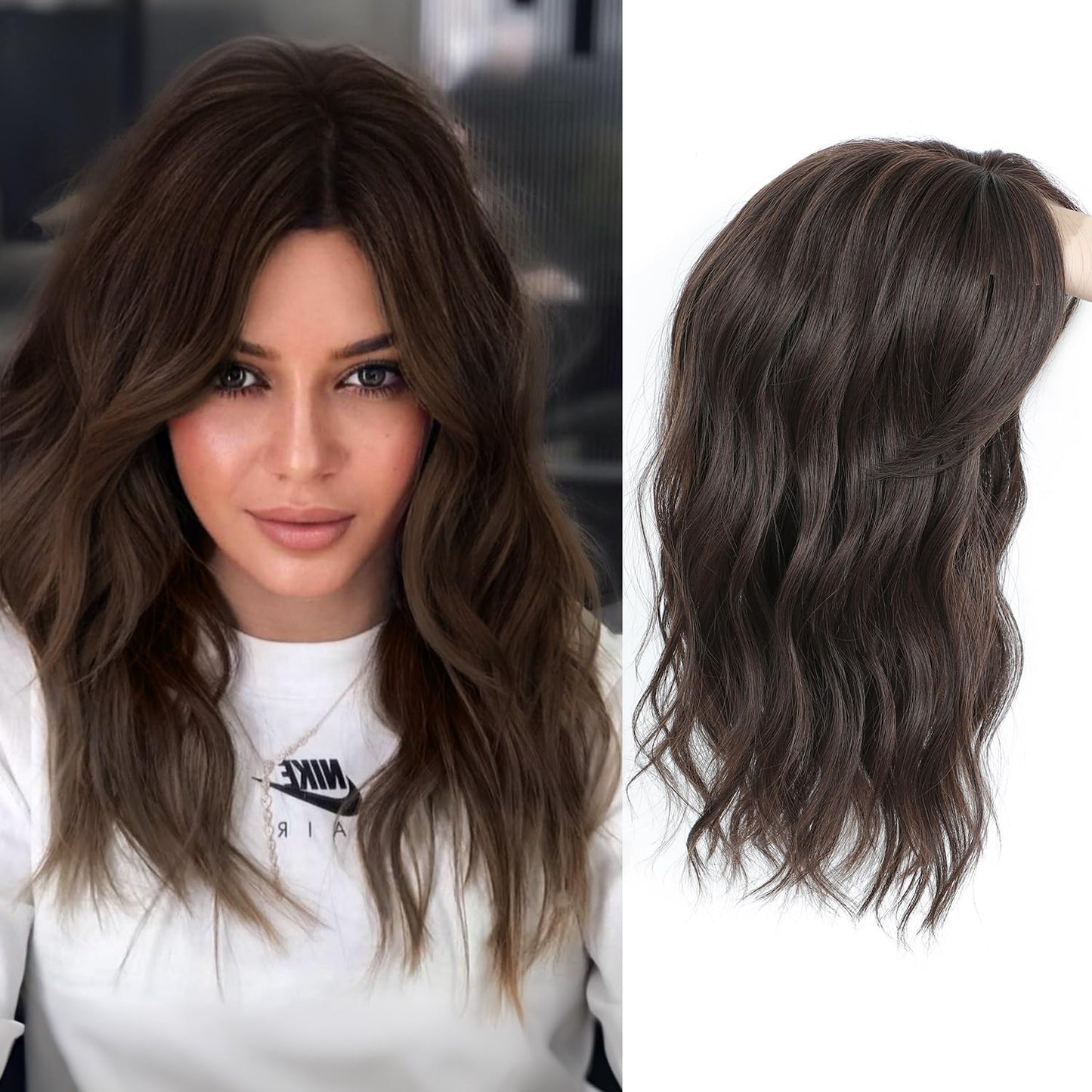 💖Último día: 60% de descuento🌷Nueva peluca de cabello ondulado, ligera y transpirable 2026