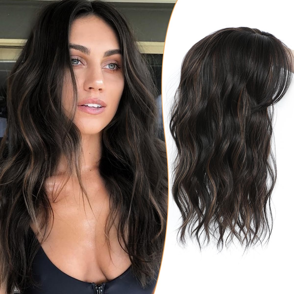 💖Último día: 60% de descuento🌷Nueva peluca de cabello ondulado, ligera y transpirable 2026