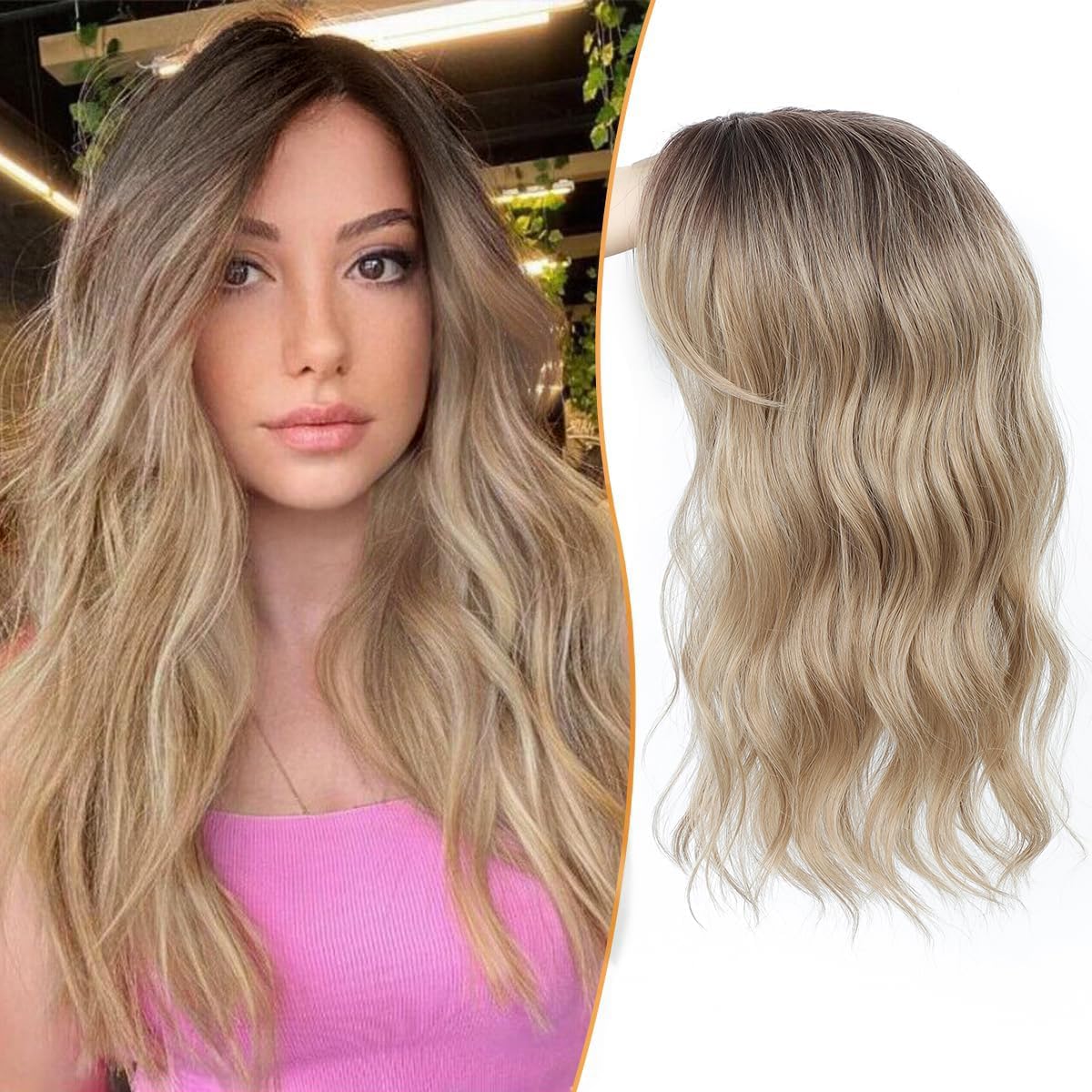 💖Último día: 60% de descuento🌷Nueva peluca de cabello ondulado, ligera y transpirable 2026