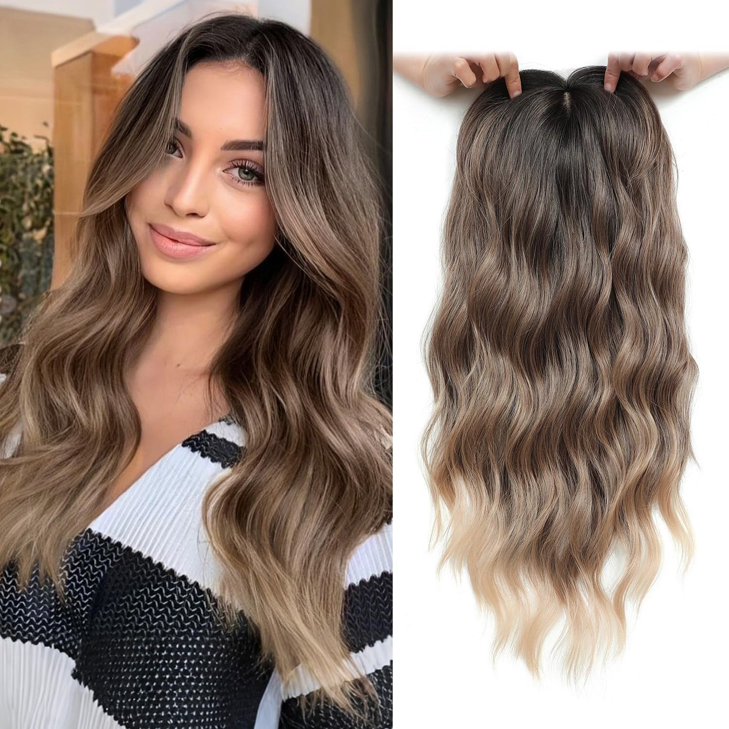 💖Último día: 60% de descuento🌷Nueva peluca de cabello ondulado, ligera y transpirable 2026