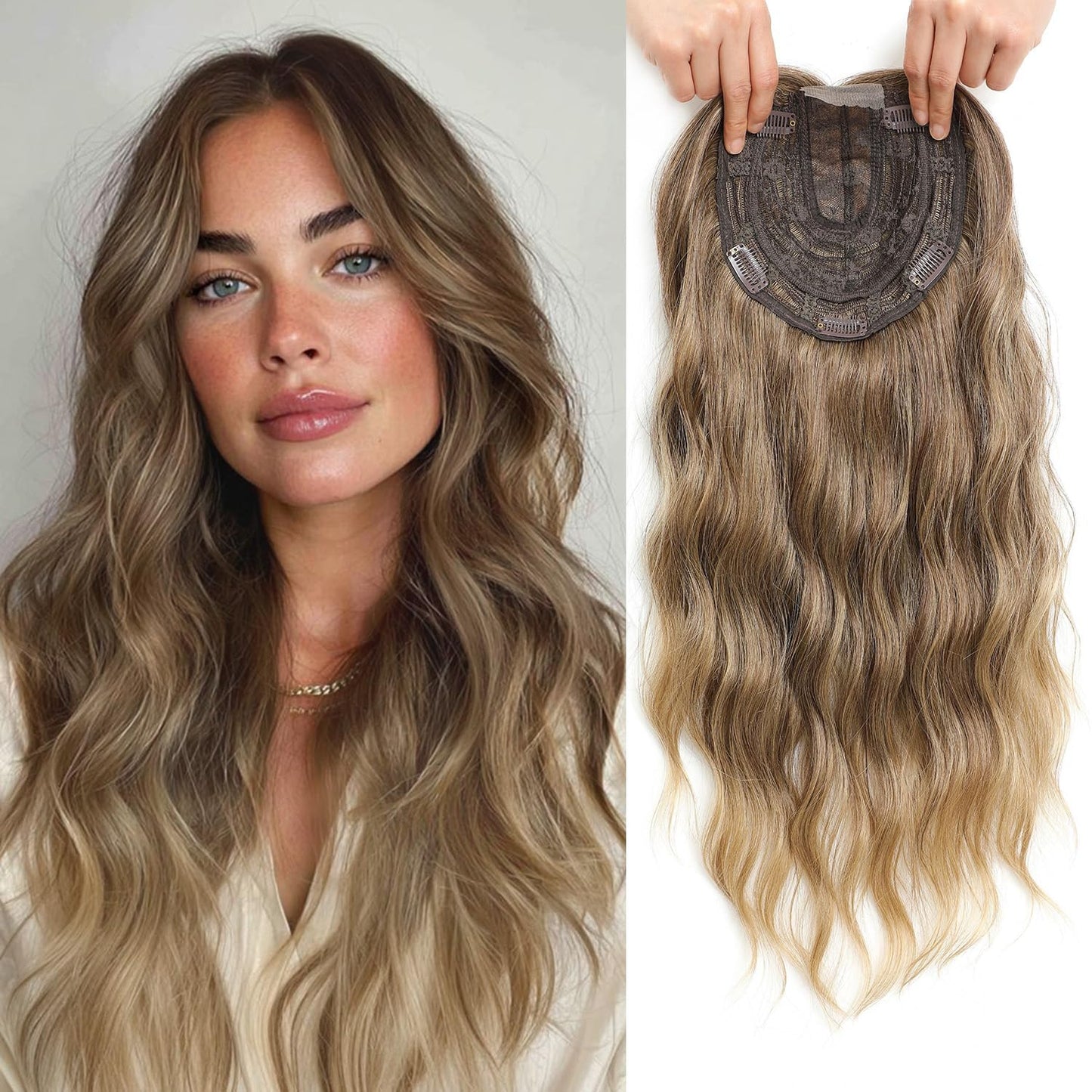 💖Último día: 60% de descuento🌷Nueva peluca de cabello ondulado, ligera y transpirable 2026
