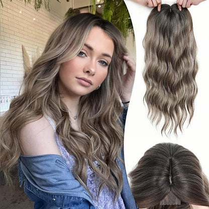 💖Último día: 60% de descuento🌷Nueva peluca de cabello ondulado, ligera y transpirable 2026