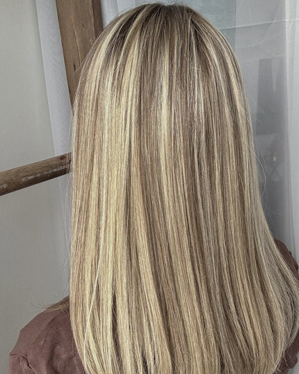 🔥 NEW ARRIVAL SALE-Human Hair Topper with Bangs | Hair Piece for Thinning Hair