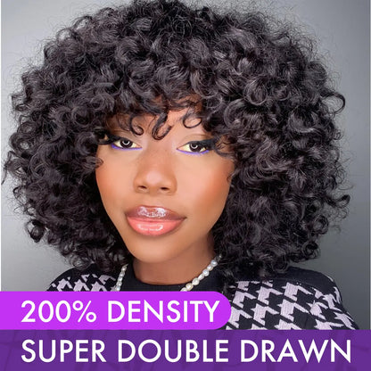 💖Ready To Go Shaggy Style Short Curly Wig.