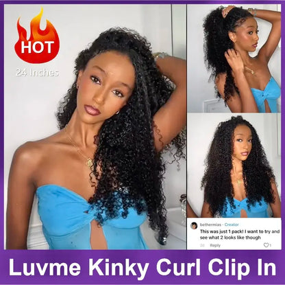 Seamless Virgin Human Hair Extensions - Various Textures